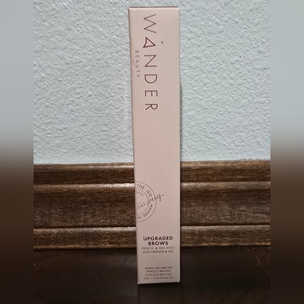 Wander Beauty Upgraded Brows Pencil & Gel Duo Dark Brown NIB